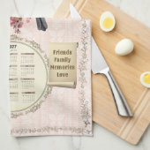 Serviette de calendrier 2027 Mésanges Maison Douce (Quart Plié)