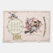 Serviette de calendrier 2027 Mésanges Maison Douce (Horizontal)