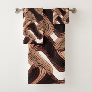 Serviette de caramel et de caramel réglée par