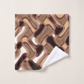 Serviette de caramel et de caramel réglée par (Gant de toilette)
