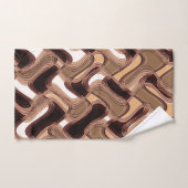 Serviette de caramel et de caramel réglée par (Serviette à main)