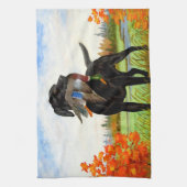 Serviette de chasse aux chiens (Vertical)