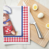 Serviette de chat de cuisine (Quart Plié)