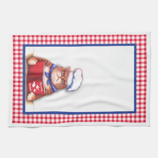 Serviette de chat de cuisine (Horizontal)