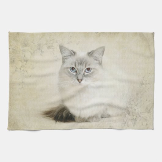 serviette de chat de ragdoll (Horizontal)