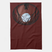 Serviette de chat Noir Chat Art Serviettes de thé (Vertical)
