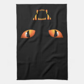 Serviette de chat Noir Serviettes de thé de chat É (Vertical)
