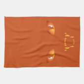 Serviette de chat Noir Serviettes de thé de chat É (Horizontal)