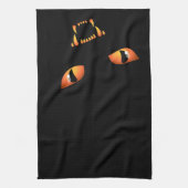 Serviette de chat Noir Serviettes de thé de chat É (Vertical)