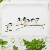 Serviette de Chickadees (Plié)