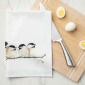 Serviette de Chickadees (Quart Plié)