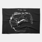Serviette de chien Chasse Chien Art Serviette de t (Horizontal)