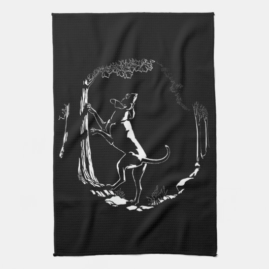 Serviette de chien Chasse Chien Art Serviette de t (Vertical)
