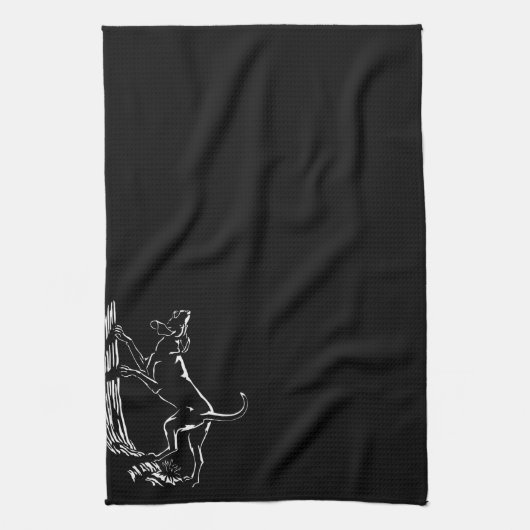 Serviette de chien Chasse Chien Art Serviette de t (Vertical)