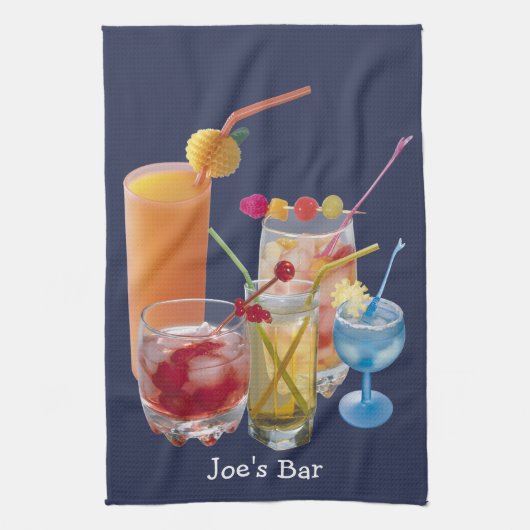 Serviette de cocktail Happy Hour (Vertical)