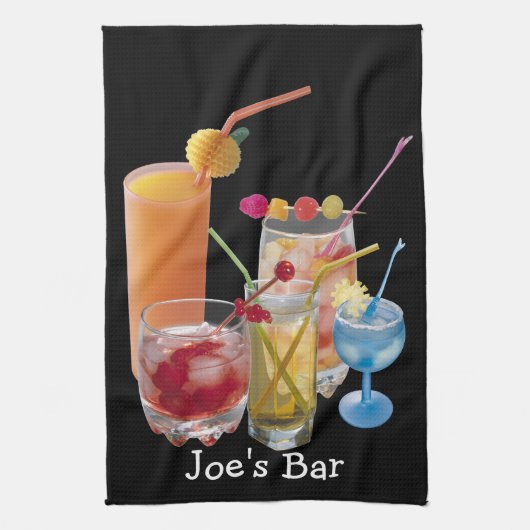 Serviette de cocktail pour Happy Hour (Vertical)