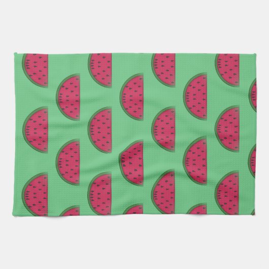 Serviette de conception de cuisine de pastèque (Horizontal)