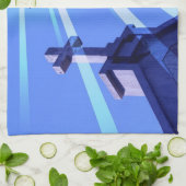 Serviette de conception de prière du Seigneur (Plié)