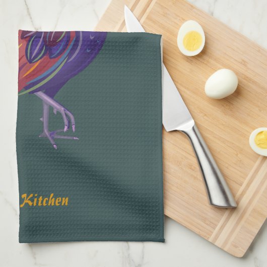 Serviette de coq de cuisine (Quart Plié)
