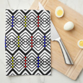 Serviette de couleurs primaires (Quart Plié)