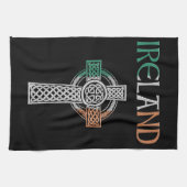Serviette de croix celtique d'Irlande (Horizontal)