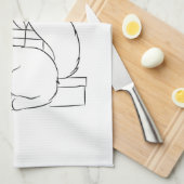 serviette de cuisine (Quart Plié)