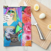 Serviette de cuisine (Quart Plié)