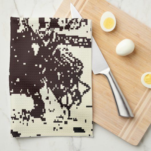 serviette de cuisine (Quart Plié)