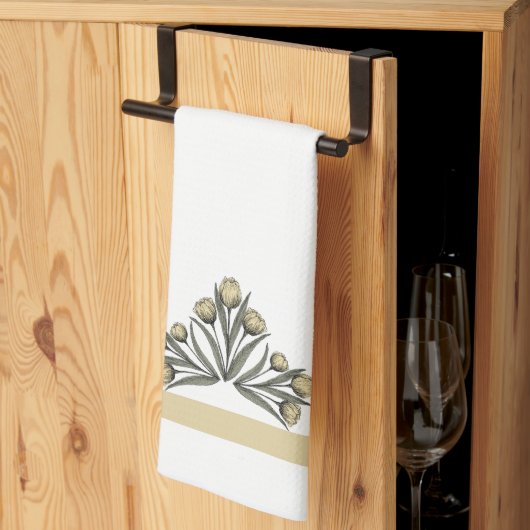 Serviette de cuisine (Pliage en tiers)