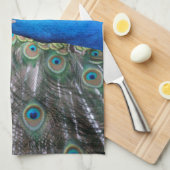 Serviette de cuisine - 018 Peacock (Quart Plié)