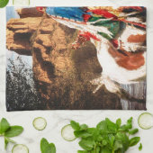 Serviette de cuisine 1A indienne (Plié)