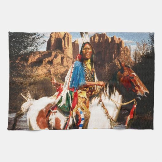 Serviette de cuisine 1A indienne (Horizontal)