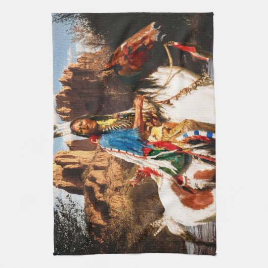 Serviette de cuisine 1A indienne (Vertical)