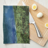 Serviette de cuisine à côté de Deep Waters (Quart Plié)