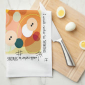 Serviette de cuisine à coudre (Quart Plié)