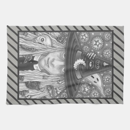 SERVIETTE DE CUISINE À COUVERTURE HALLOWEEN déplai (Horizontal)