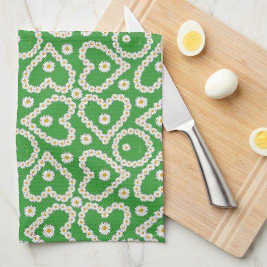 Serviette de cuisine à Customiser, Chaînes de marg (Quart Plié)