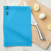 serviette de cuisine à donner à quelqu'un en deuil (Quart Plié)