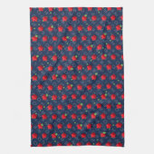Serviette de cuisine à fleurs (Vertical)