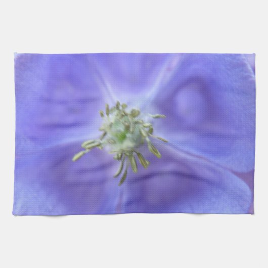 Serviette de cuisine à fleurs Aquilegia (Horizontal)