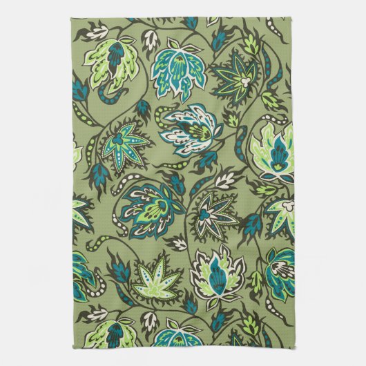 Serviette de cuisine à fleurs tropicales Protea Ba (Vertical)