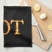 Serviette de cuisine à foyer chaud (Quart Plié)