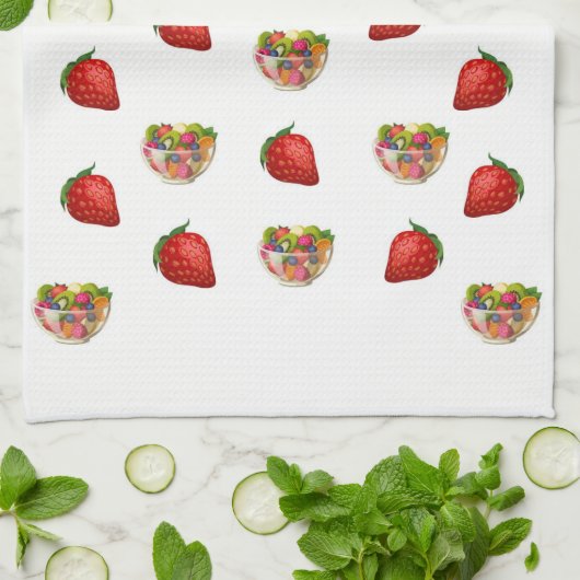 Serviette de cuisine à fruits (Plié)