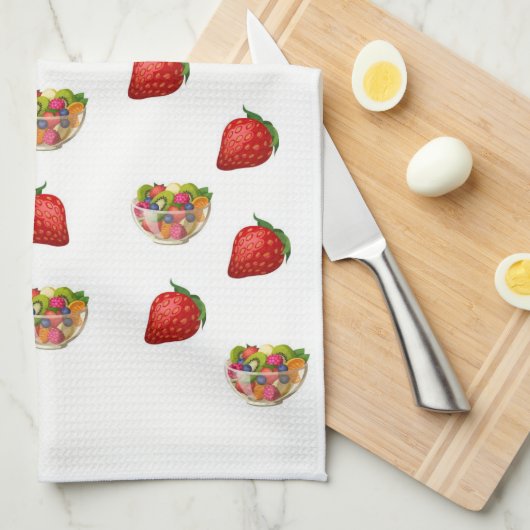 Serviette de cuisine à fruits (Quart Plié)