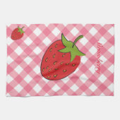 Serviette de cuisine à la fraise (Horizontal)