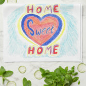 Serviette de cuisine à la maison douce à la maison (Plié)