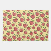 Serviette de cuisine à la pomme rouge fraîche (Horizontal)