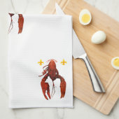 Serviette de cuisine à langouste (Quart Plié)