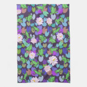 Serviette de cuisine à l'art de la grenouille mign (Vertical)