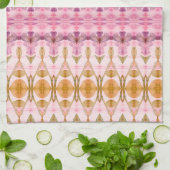Serviette De Cuisine À Plum Rose Olive Et Or (Plié)